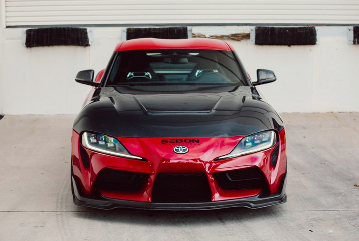 Seibon VS-Style Carbon Fiber Hood 2020-2026 Toyota Supra GR