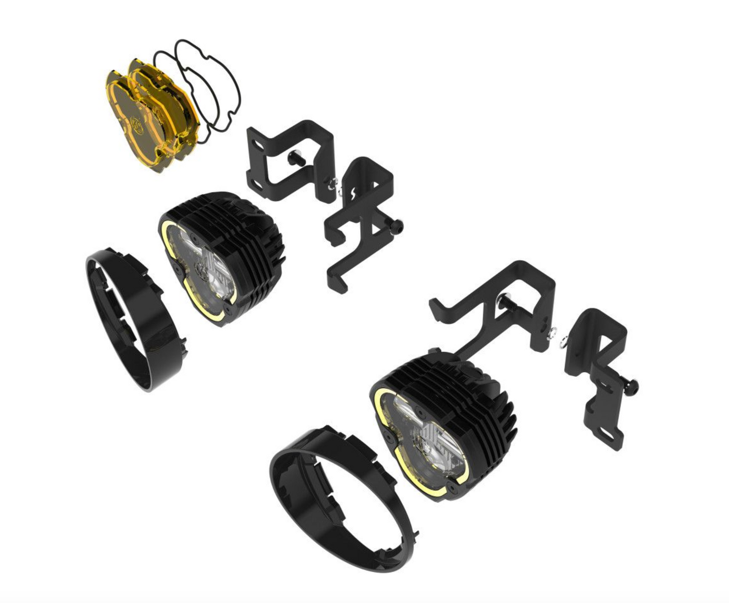 KC HiLiTES FLEX ERA 3 Dual Mode SAE Fog Lights - 2-Light Master Kit - Toyota Tacoma/4Runner/Tundra