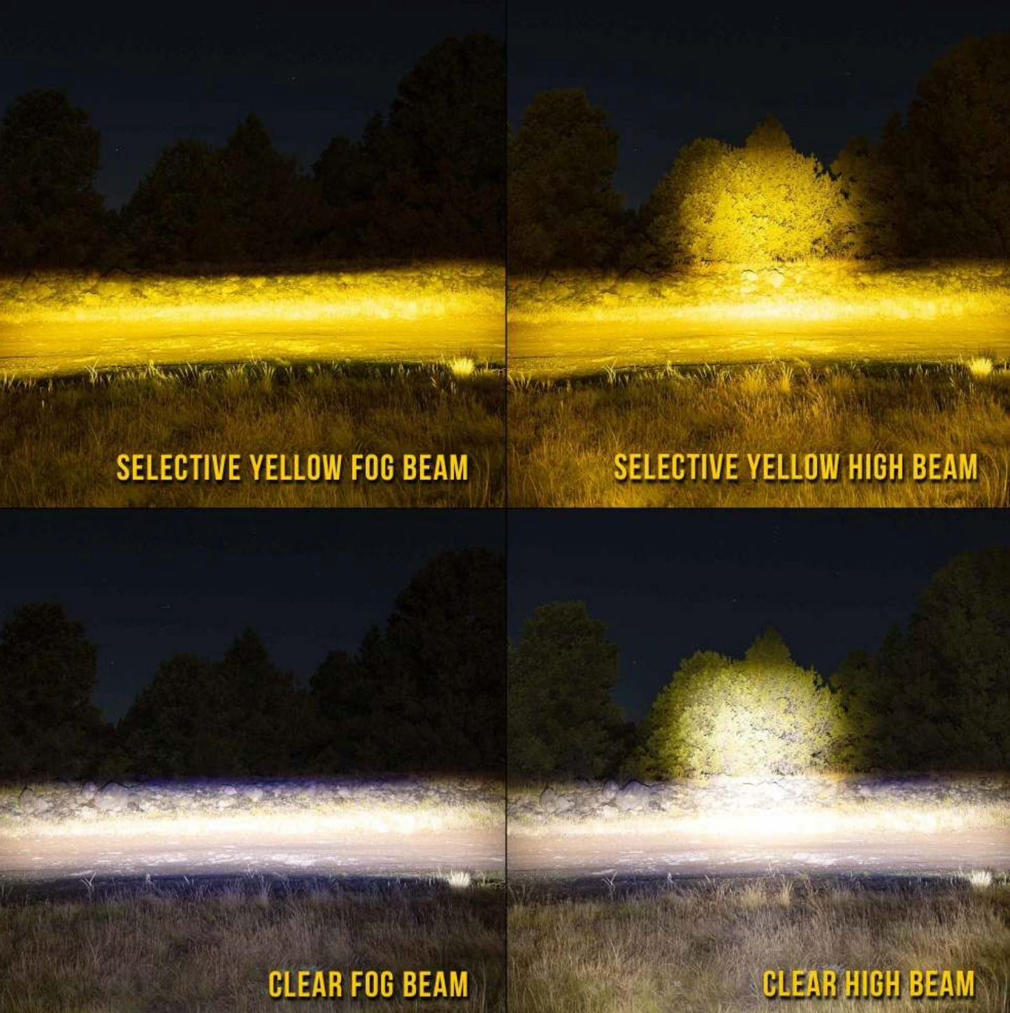 KC HiLiTES FLEX ERA 3 Dual Mode SAE Fog Lights - 2-Light Master Kit - Toyota Tacoma/4Runner/Tundra