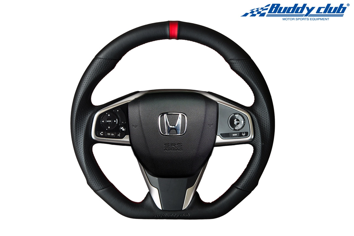 Buddy Club Racing Spec Steering Wheel Leather 2016+ Honda Civic  FC/FK 2 / 4 / 5 / TYPE R (1.5L/2.0L)