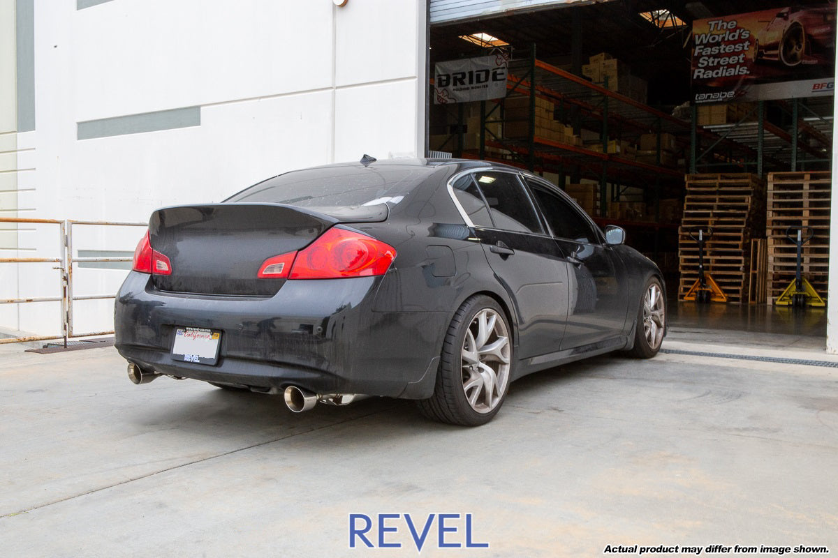 Revel Medalion Touring S 2011-13 Infiniti G25 Sedan RWD, G25X AWD / 2007-08 G35 Sedan / 2009-2011 G37 Sedan (axle back)