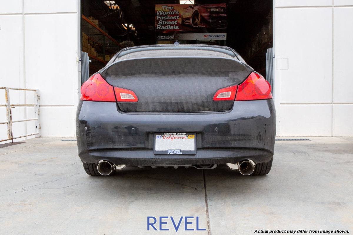 Revel Medalion Touring S 2011-13 Infiniti G25 Sedan RWD, G25X AWD / 2007-08 G35 Sedan / 2009-2011 G37 Sedan (axle back)