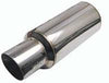Injen 3" Universal Muffler w/Stainless Steel resonated rolled tip (Injen embossed logo)