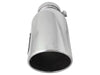 aFe MACH Force-XP 304 SS Single Wall Polished Exhaust Tip Pair 4in Inlet x 6in Outlet x 15in L