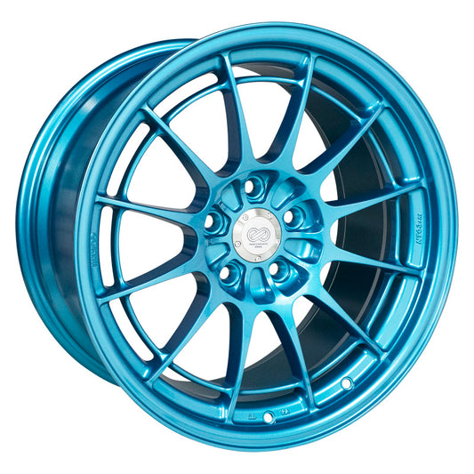 18x9.5 Enkei NT03+M Emerald Blue