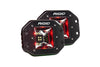 Rigid Industries Radiance 3in Red Backlight - Flush Mount - Pair
