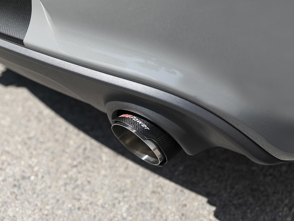 aFe MACH Force-XP 4.5" Carbon Fiber Exhaust Tips 2015–2019 Dodge Charger V8/Charger Hellcat