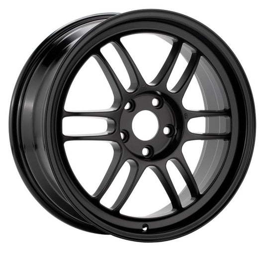 17x8.5 Enkei RPF1 5x114.3 30mm Offset 73mm Bore Matte Black Wheel  Evo 8/9