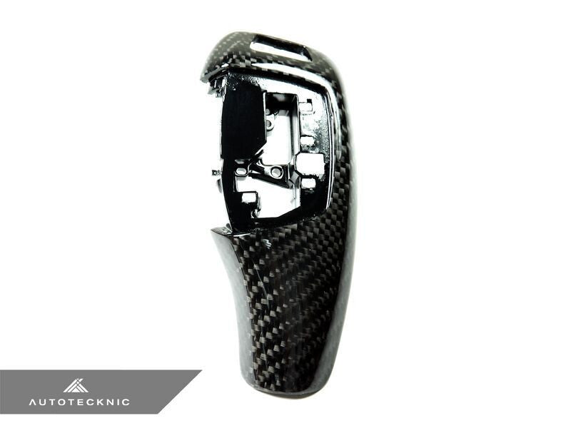 AutoTecknic Carbon Fiber Gear Selector Cover 03/2012-up BMW (Automatic Transmission Equipped Only)