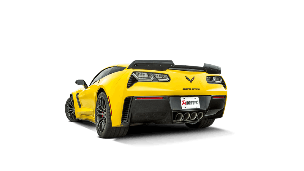 Akrapovic Slip-On Titanium Exhaust System 2014-2019 Chevrolet Corvette Stingray (C7) Carbon Tips