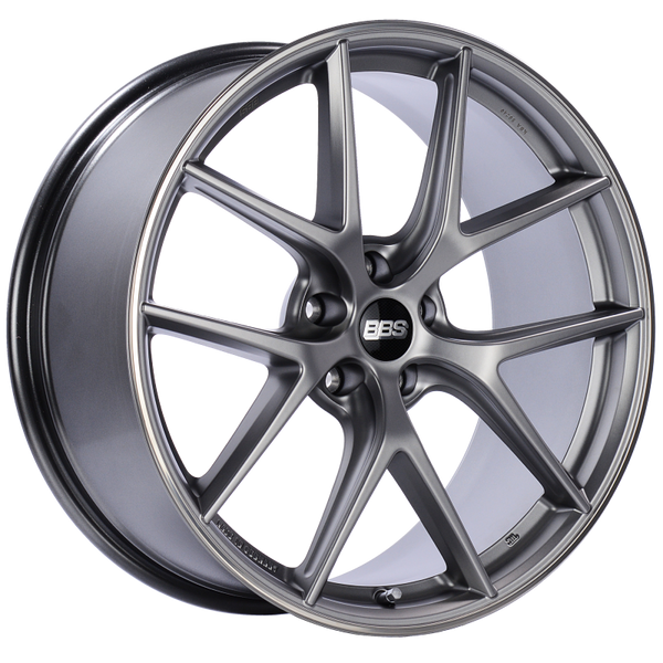 BBS CI-R 20x9 5x120 ET25 Platinum Silver Polished Rim Protector Wheel -82mm PFS/Clip Required