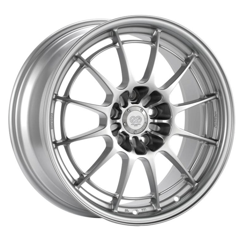 18x10 Enkei NT03+M 5x130 60mm Offset 71.6mm Bore Silver Wheel