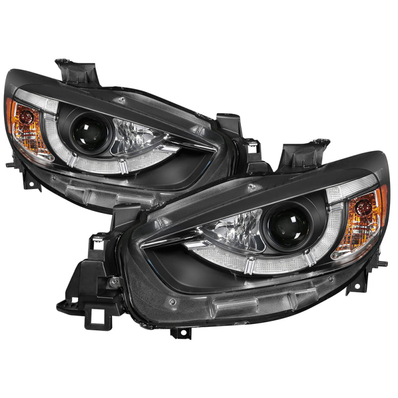 Spyder Mazda CX-5 13-15 Projector Headlights - DRL LED - Black PRO