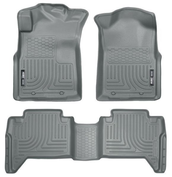 Husky Liners WeatherBeater Floor Liners 2005-2014 Toyota Tacoma Double Cab (Front & Rear)