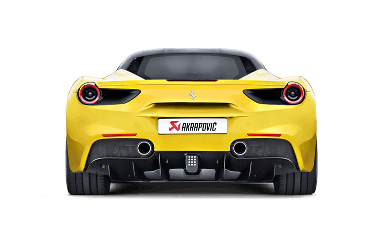 Akrapovič Exhaust 2016-2017 Ferrari 488 GTB Slip-On Line (Titanium)