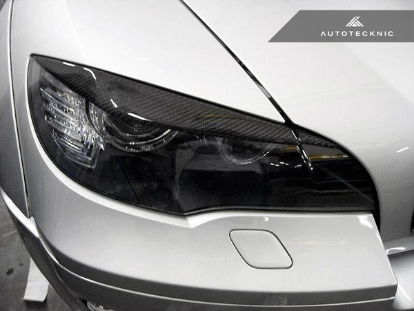 Autotecknic Carbon Fiber Headlight Covers BMW E70 X5 / X5M | E71 X6 / X6M