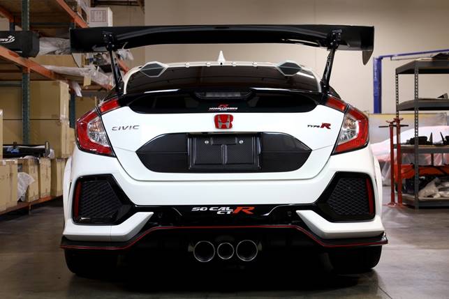 APR Carbon Fiber Licence Plate Backing 2017-2021 Honda Civic Type R