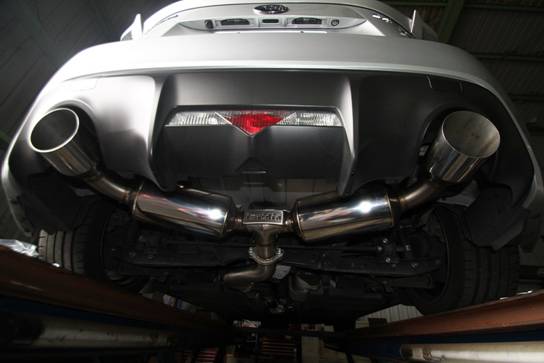 Invidia N2 Cat-back Exhaust Dual Titanium Burnt Tips 2013-2016 Scion FR-S / 2013-2018 Subaru BRZ / 2017-2018 Toyota 86