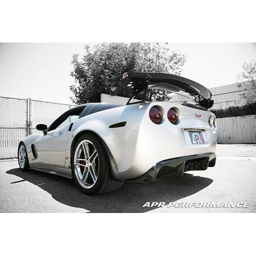 APR Carbon Fiber 2005-2013 Chevy Corvette C6 (with Leaf Spring Only) Rear Diffuser