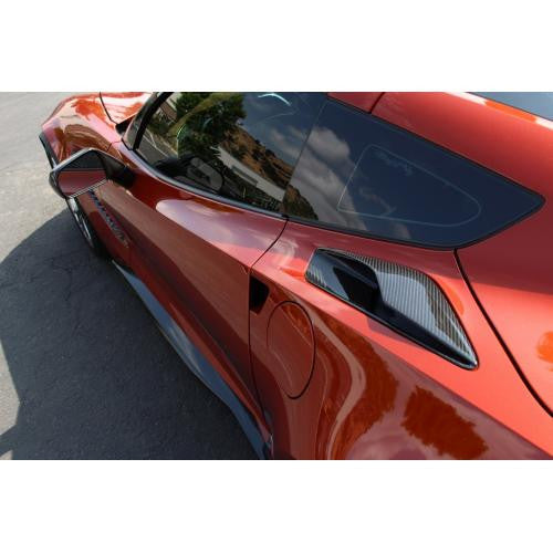 2015-2019 Chevrolet Corvette C7 Z06 / Stingray / Grand Sport Carbon Fiber Quarter Panel Intake Vents
