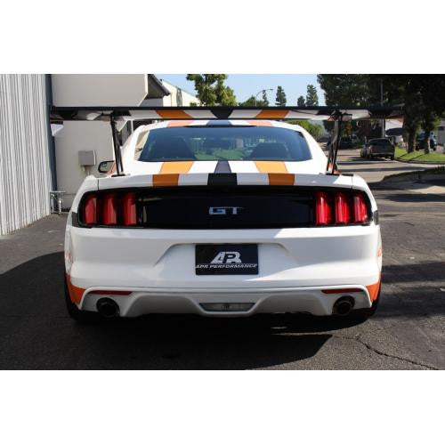 APR GTC-200 2015-2017 Ford Mustang Carbon Fiber Adjustable Wing 67” Airfoils