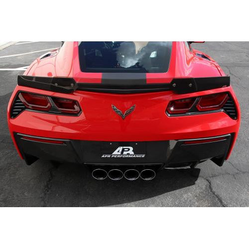 APR Carbon Fiber Rear Deck Spoiler 2014-2019 Chevrolet Corvette C7 Track Pack Version 2 (Fits C7 Stingray Only)
