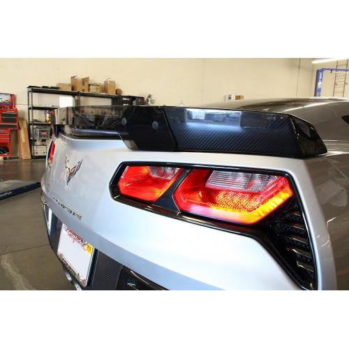 APR Carbon Fiber Rear Deck Spoiler 2014-2019 Chevrolet Corvette C7 Track Pack Version 2 (Fits C7 Stingray Only)