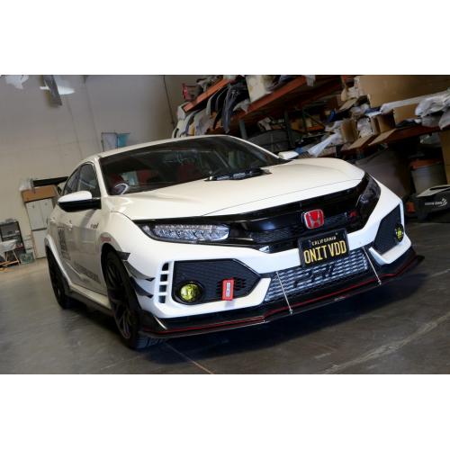 APR Carbon Fiber Front Bumper Canard 2017-2021 Honda Civic Type-R (FK8)
