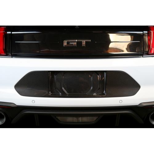 APR Carbon Fiber License Plate Backing 2018-up Ford Mustang
