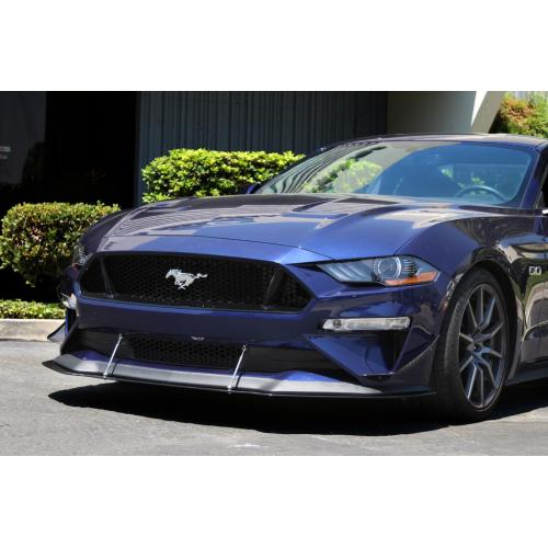 APR Carbon Fiber Front Bumper Canard Set 2018-2023 Ford Mustang