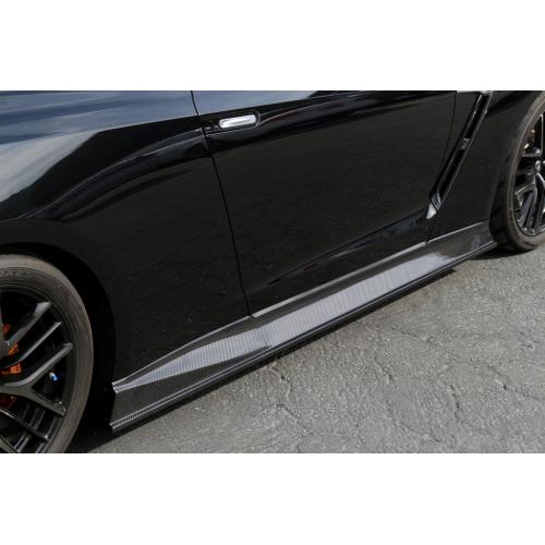 APR Carbon Fiber Side Rocker Extension 2017-up Nissan GT-R R35