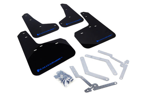 Rally Armor 2012-17 Ford Focus, ST & 2016+ RS Mud Flap Blue Logo