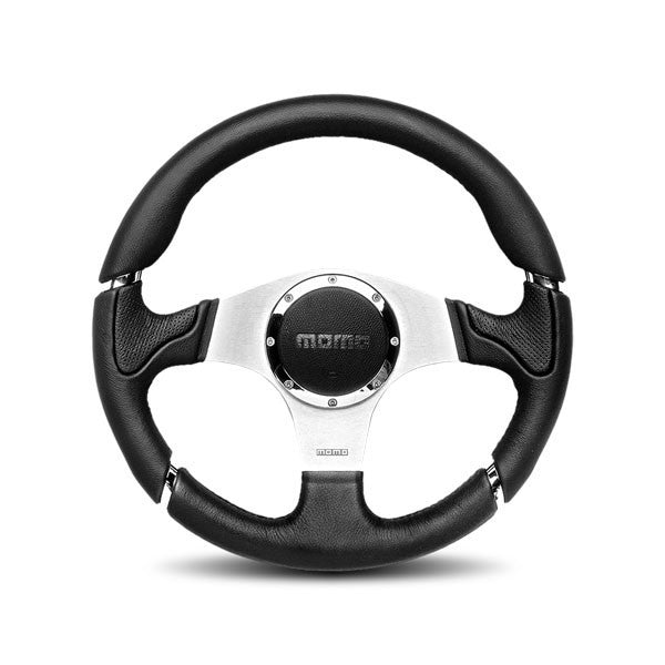 Momo Millenium Black With Polish Spokes Steering Wheel 350mm
