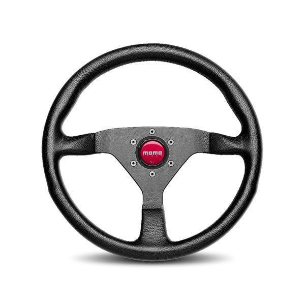 Momo Monte Carlo With Red Stitching Steering Wheel 320mm