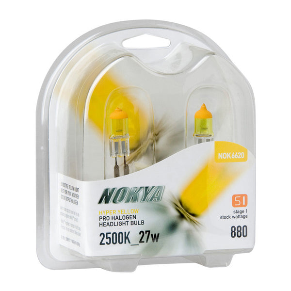 Nokya Hyper Yellow 2500K Stage 1 Halogen Bulb 880 27W