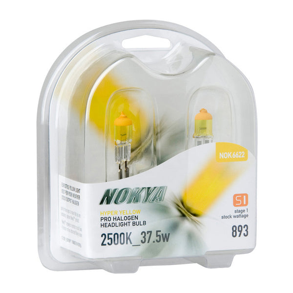 Nokya Hyper Yellow 2500K Stage 1 Halogen Bulb 893 37.5W