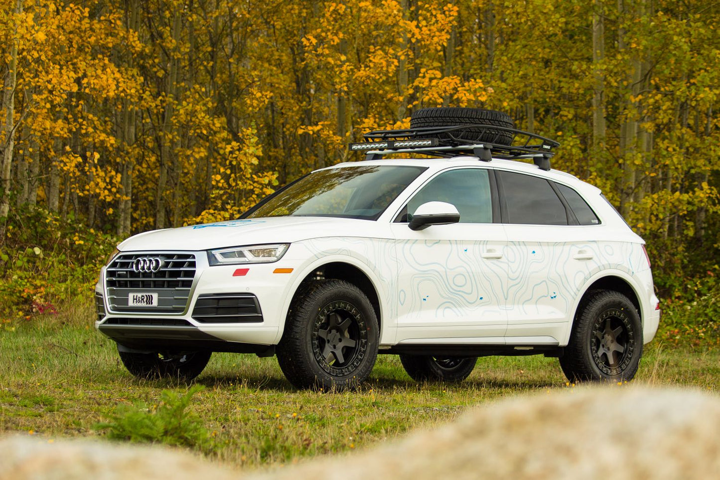 H&R Raising Spring Kit 2018-2019 Audi Q5 AWD