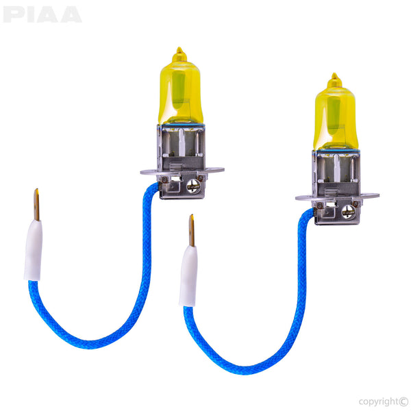 PIAA Solar Yellow Twin Pack Halogen Bulb H3 55W