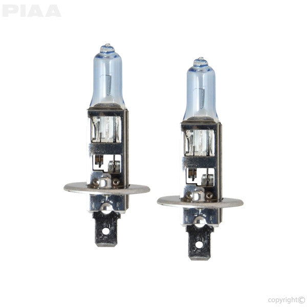 PIAA Xtreme White Hybrid Twin Pack Halogen Bulbs H1 55 Watts