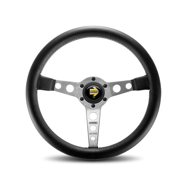 Momo Prototipo Black/Silver Steering Wheel 350mm
