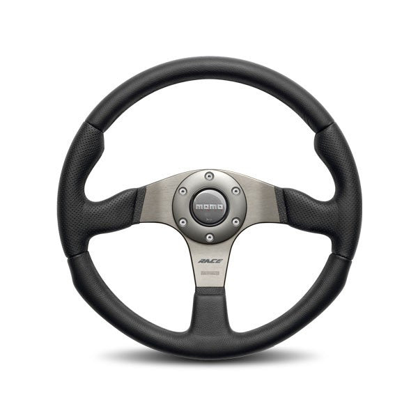 Momo Race Black/Gray Steering Wheel 320mm