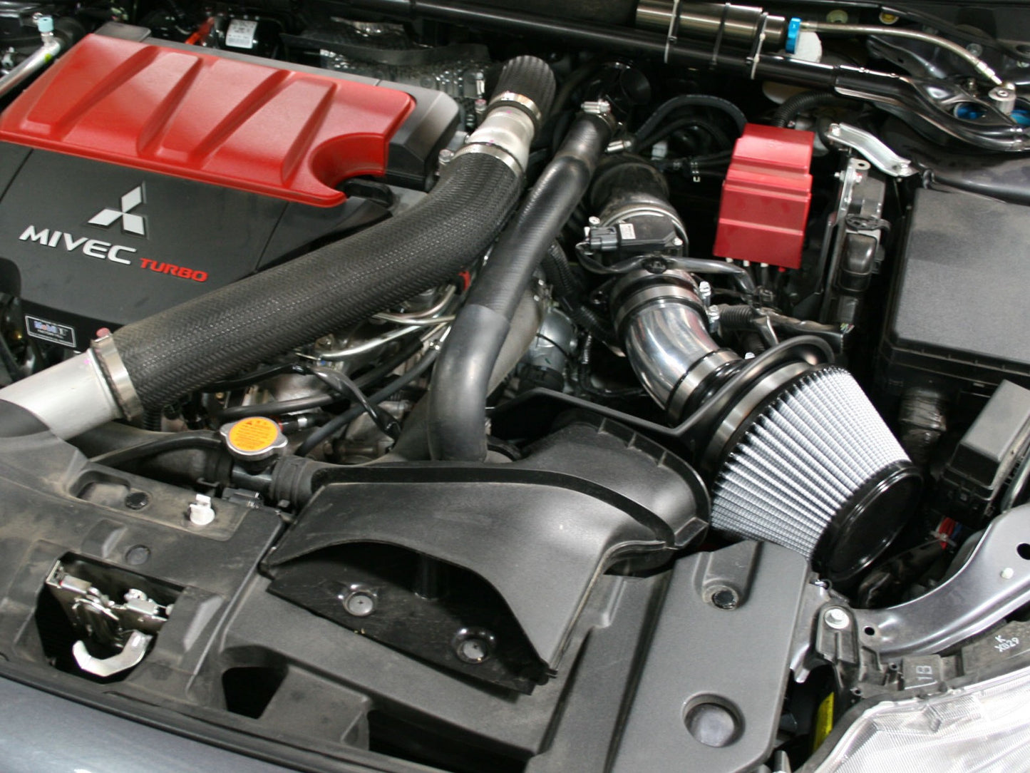 Takeda Stage 2 Dry Retain Short Ram Air Intake 2008-2015 Mitsubishi Lancer Evo X (2.0L)