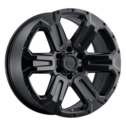 17x8.5 Black Rhino Wanaka Matte Black