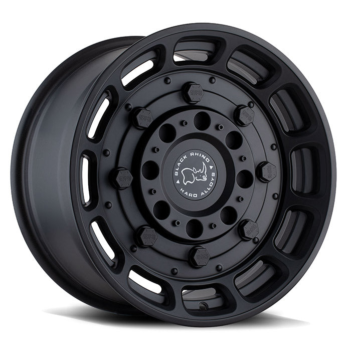 17x8.5 Black Rhino Warthog Matte Black