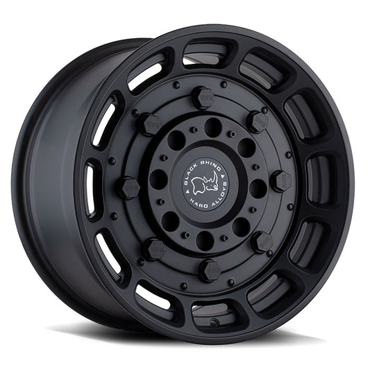 17x8.5 Black Rhino Warthog Matte Black