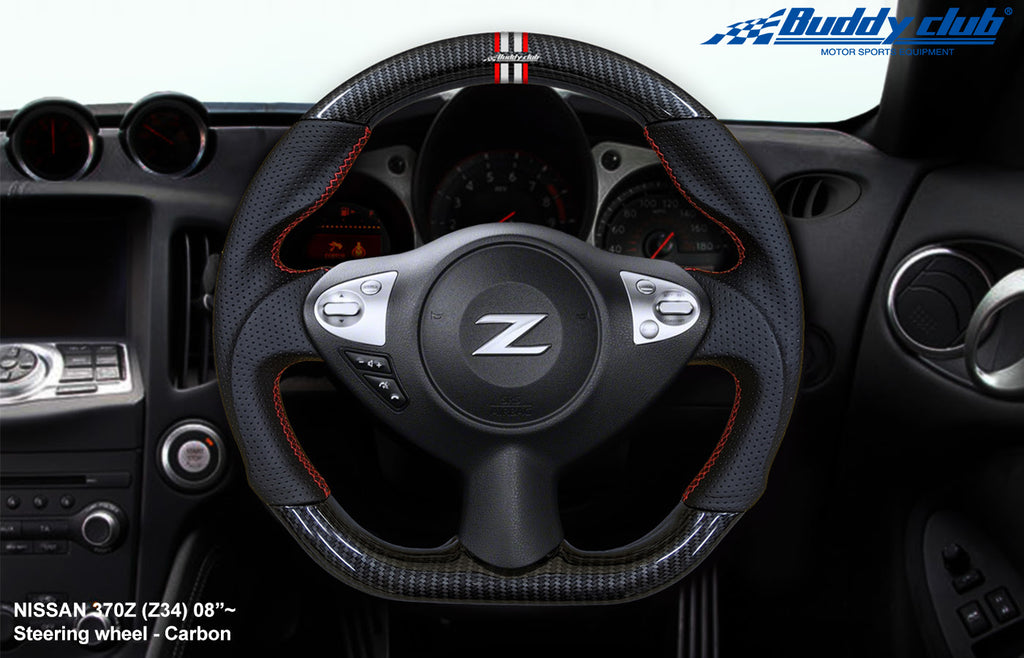 Buddy Club Racing Sport Steering Wheel Carbon Nissan 370Z
