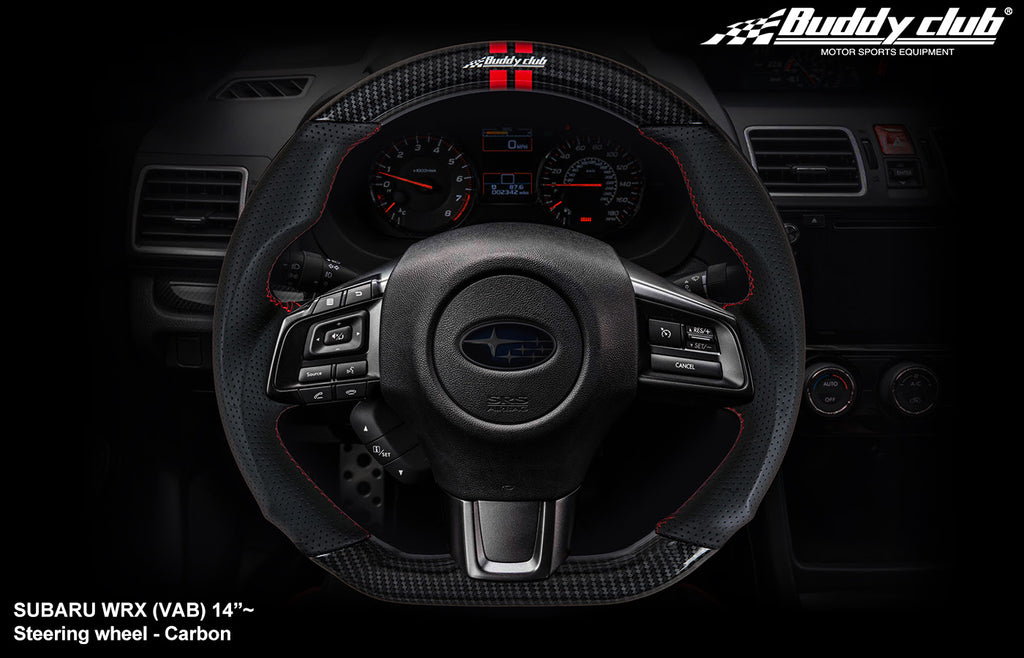 Buddy Club Racing Spec Steering Wheel Carbon 2015+ Subaru WRX/STI