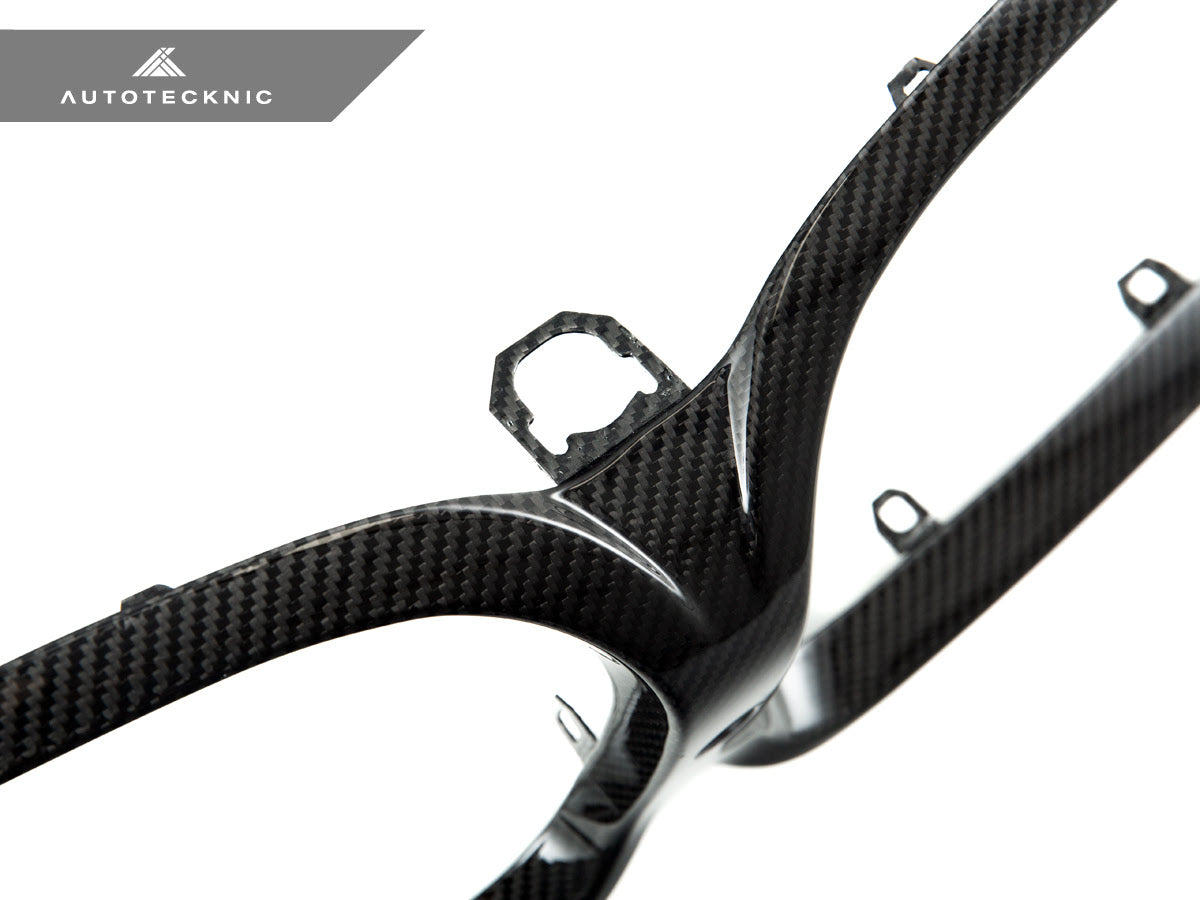 Autotecknic Replacement Dry Carbon Grille Surrounds - BMW M8 F91 / F92 / F93