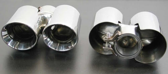 Racing Dynamics 2006-2012 Porsche Carrera 911 Non Turbo (997) Dual Chrome Tailpipe Tips (89mm)