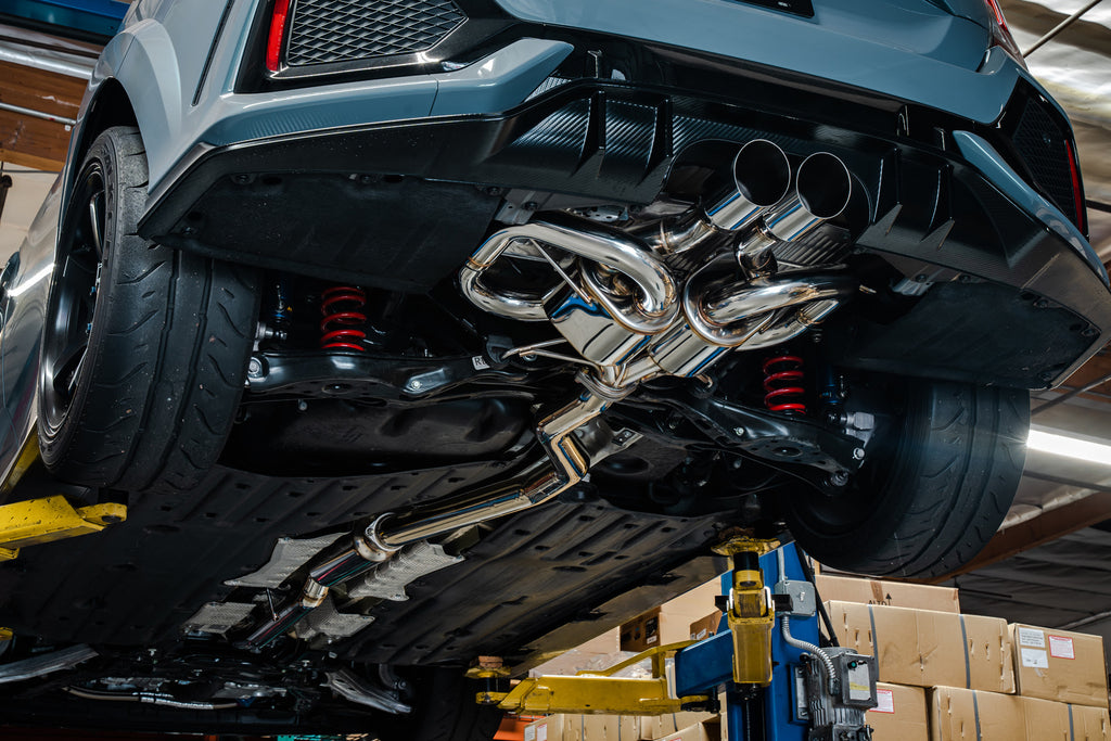 Remark Sports Touring (Link Loop) Catback + Front Pipe Exhaust System 2017-2021 Honda Civic Type R FK8
